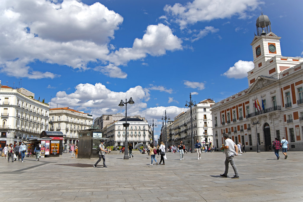 Puerta del Sol en Madrid, primer destino en un itinerario de un día